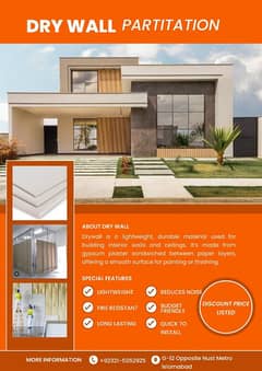 DRY Wall sement bored, gypsum board, Falls ceiling