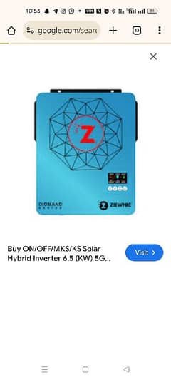 zewnic pv 8500 6.5 kw