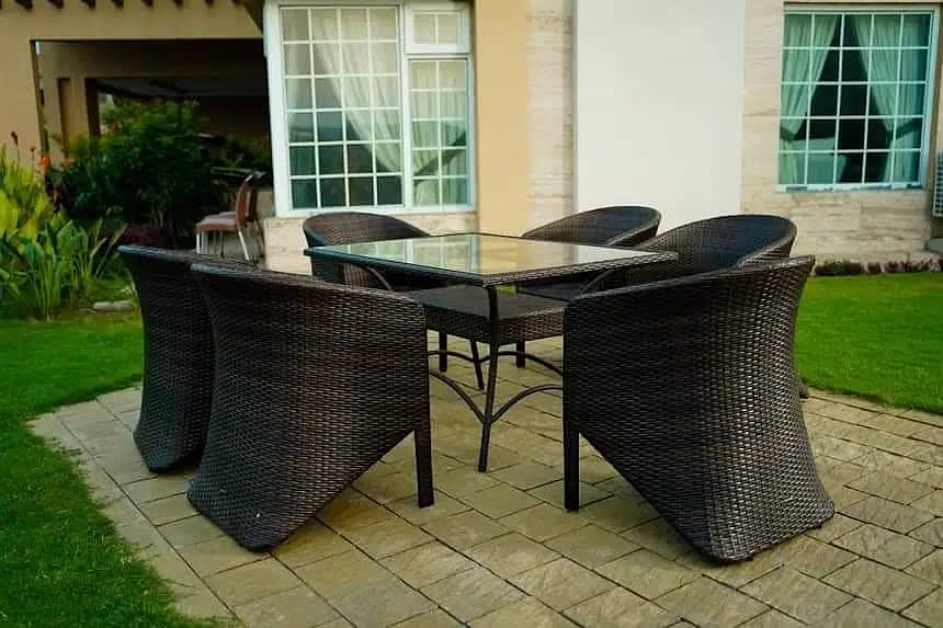 Outdoor Restaurant Furniture, Garden Lawn and Rattan chairs 13