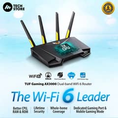 TUF Gaming AX3000 V2 (TUF-AX3000 V2)Dual band WiFi 6 Router (Box Pack)