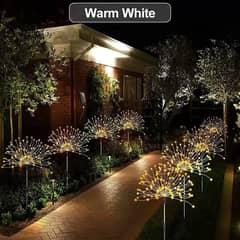 200led Solar Firework Light Waterproof Outdoor 8 Lighting Modes Fairy