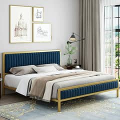 Iron Double Bed | Steel Bed | Furniture