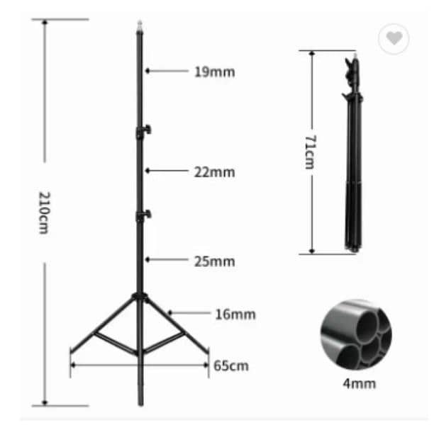 LED Ring Light - 7 Feet Tripod Stand & Mobile Phone Holder 5