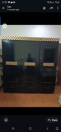 3 door wardrobe