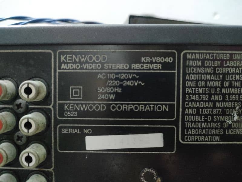 Kenwood amplifier #03164124338 6