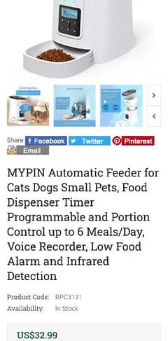 Automatic pet food dispenser