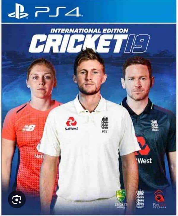 "Cricket 19"  PS4 Original CD 0