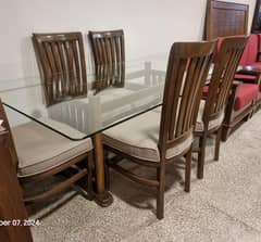 6 Seater dining table/wooden dining table/luxury dining/furniture