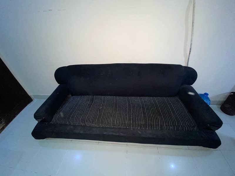 sofa set full black 1