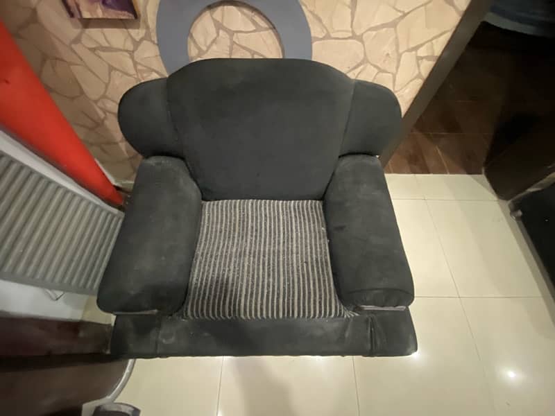 sofa set full black 4