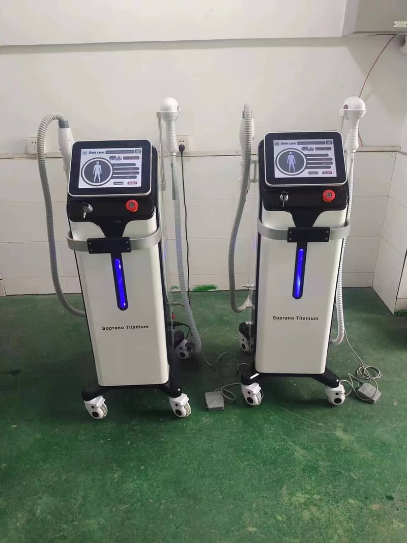 Smart Soprano Titanium Diode hair removal laser machine and Picosecond 2