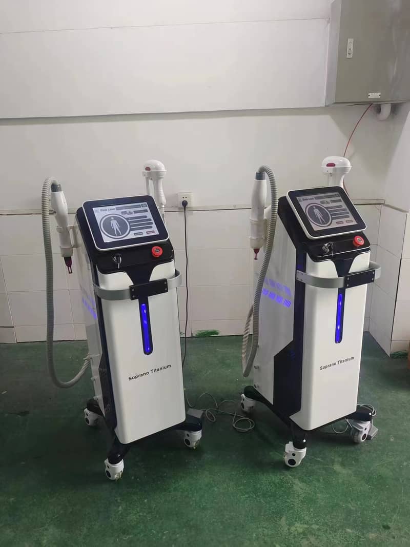 Smart Soprano Titanium Diode hair removal laser machine and Picosecond 3