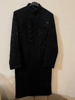 black sherwani