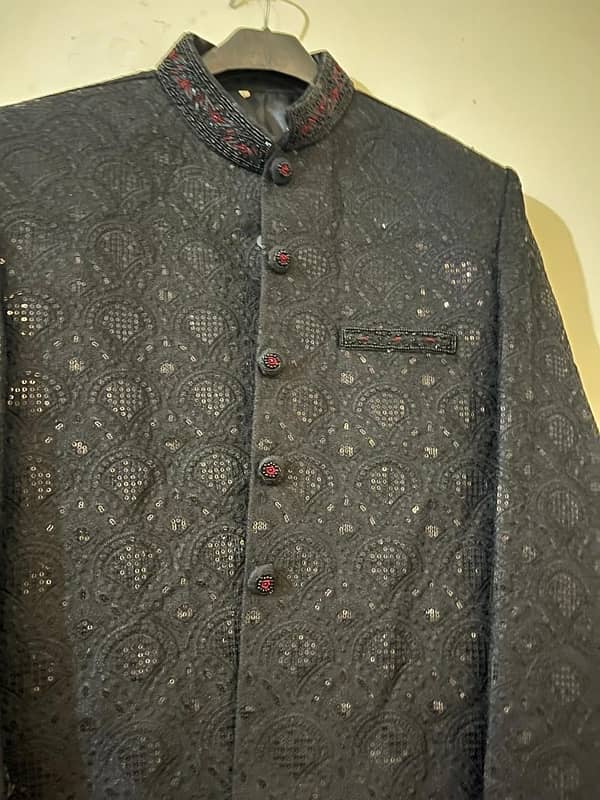 black sherwani 2