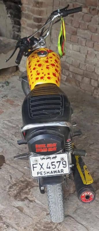 Honda 125cc model 2016 Peshawar registration 1