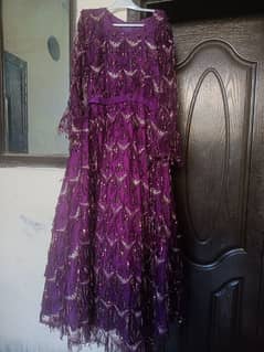 Beautiful purple Maxi