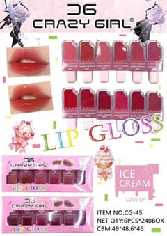 6 Icecream Matte Lipgloss