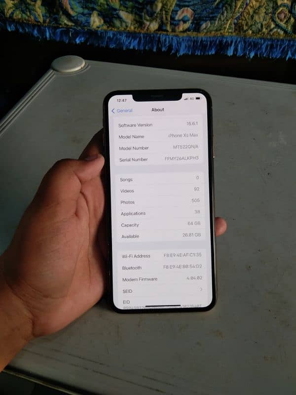 iphone xs max 64 gb pta approved 5