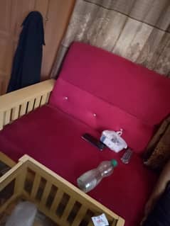 5 seater sofaset with table new condition