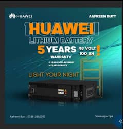 Huawei Lithium battery 48 volt 100 AH