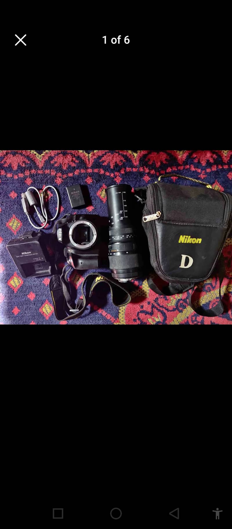 Nikon camera d3200 with 70-300 mm sigma dg lens only serious buyer co 5