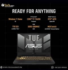 ASUS TUF Gaming Laptop F15 FX507VI Ci7 13th 16GB 1TB Nvidia Rtx 4070