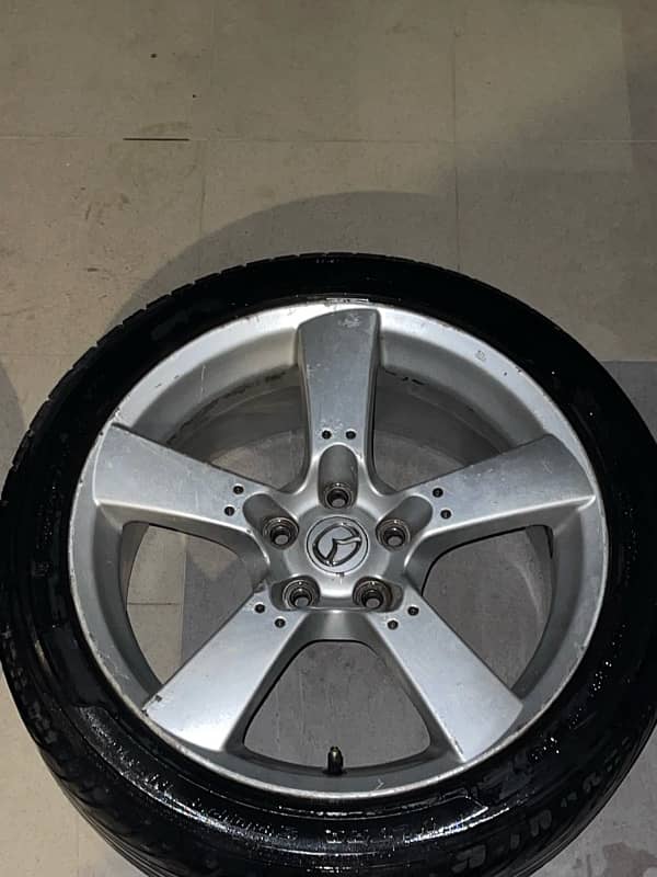 18 Inch RX8 Rims with tyres. 2