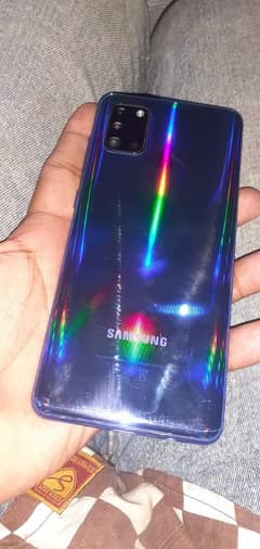 Samsung A31 with box urgent sale