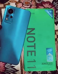 infinix Note 11 complete box 6+5/128