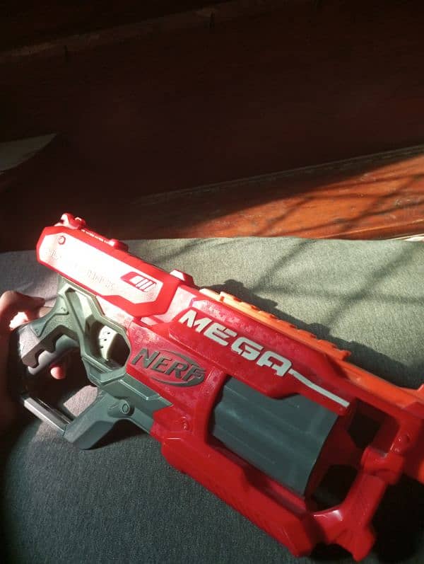 NERF mega cyclone shock is a best NERF mega series gun. final 2500 RS 2