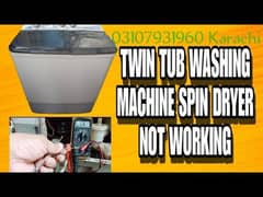 Semi Automatic Washing Machine and spin Dryer