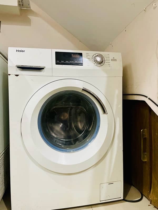 Haier Automatic Front Load Washing Machine - Like New! 1