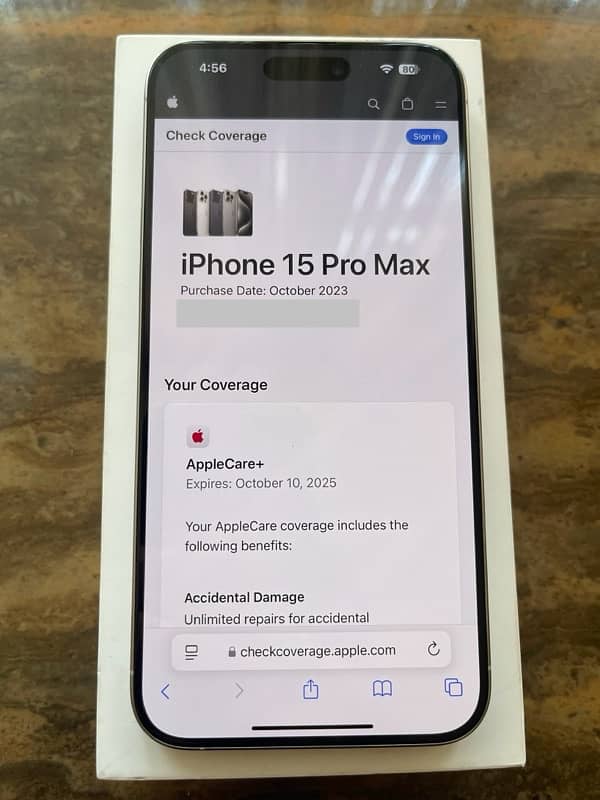 iPhone 15 Pro Max 256gb White 97% Health APPLECARE+ 10/10 Brand New 9