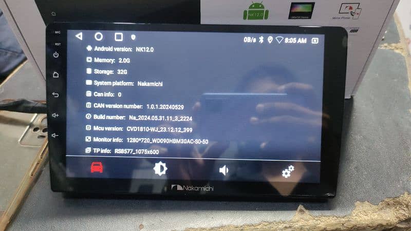 nakamichi android panel Auto Car play 6