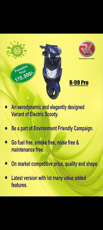 Road King Electric Scooty Model R-99 Pro For Sale 3