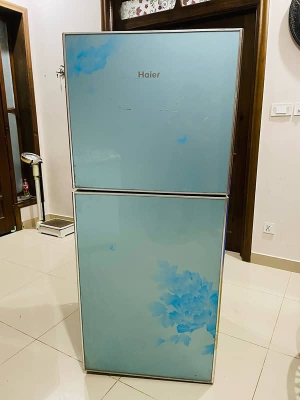 Haier Glass Door Refrigerator - Used, Not Working 0