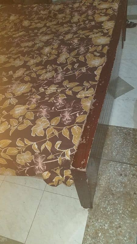 A wooden bed for sale 2