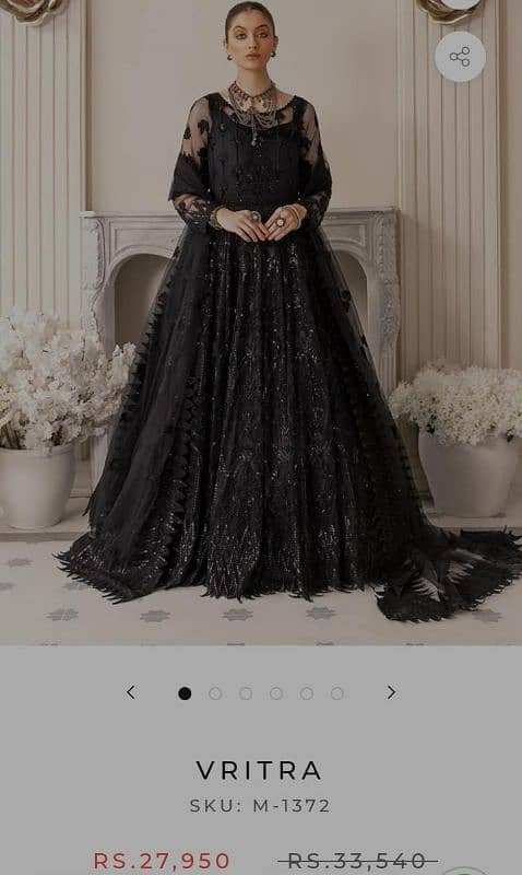 black maxi by akbar aslam 3