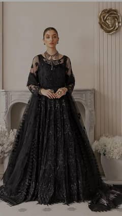 black maxi by akbar aslam