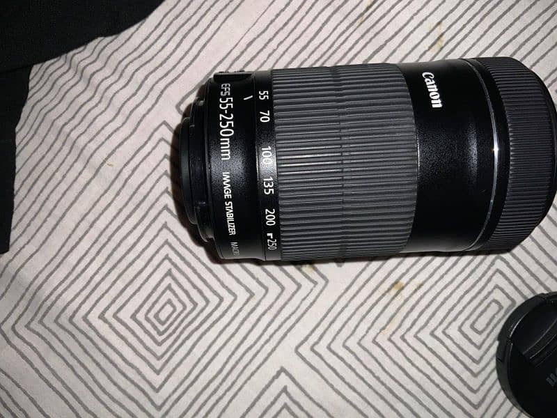 Canon zoom lens ef-s 55-250mm (almost new) 5