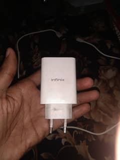 33 watt Original Fast Charger From Box Of Infinix Hot30 Read AD 0