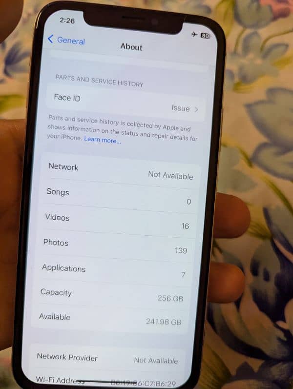 iphone x pta approved 256gb 7