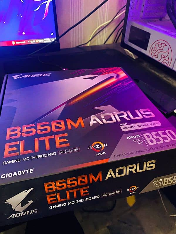 Amd Ryzen 5 5600x with b550m auros elite and 256gb ssd 6