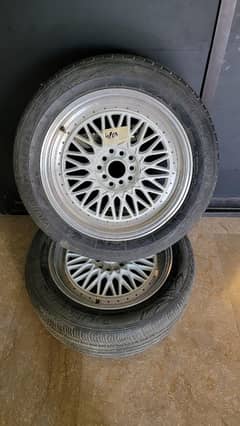 17" BBS hollow rims 5 nuts 114/100 pcd