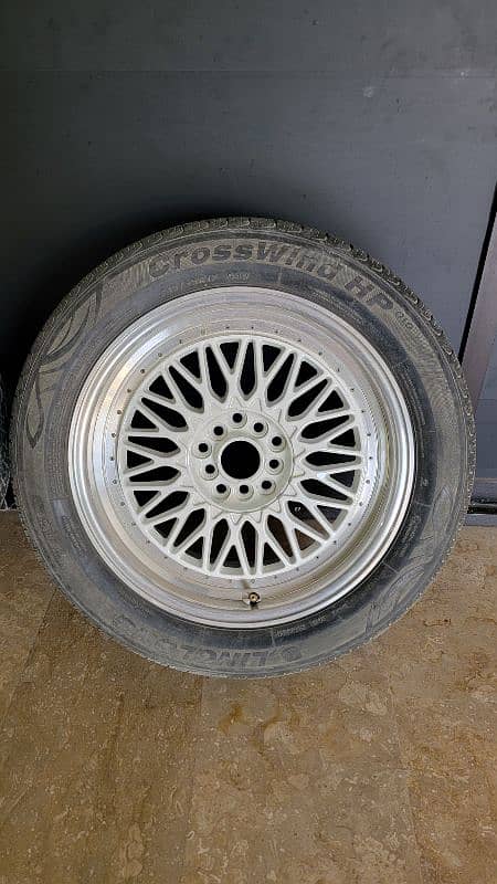 17" BBS hollow rims 5 nuts 114/100 pcd 1