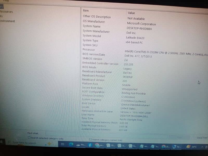 Dell laptop Latitude E6420 2