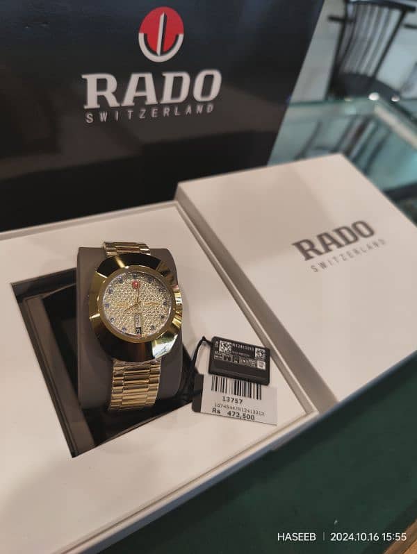 Rado 764.0413. 3031 (R12413313) Original Metal Band Men Watch 10