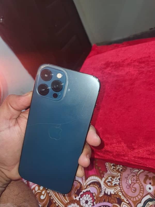 i phone 12 pro max duall pta batri 80 128 gb. . . . 03007480497 1