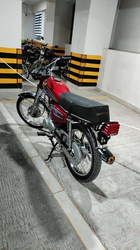 Honda cg125 2002 karachi num 2