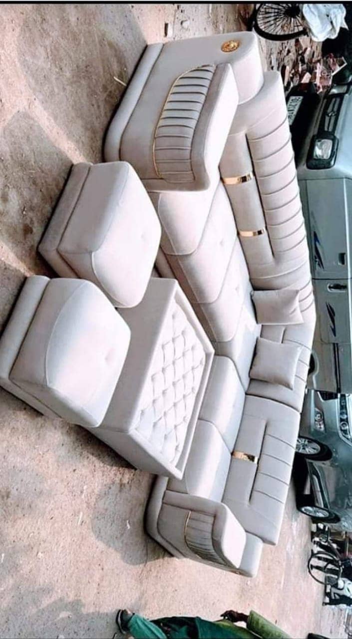 Sofa Poshish / Sofa Repair/ Fabric change / L Shape Sofa / Bed poshish 2